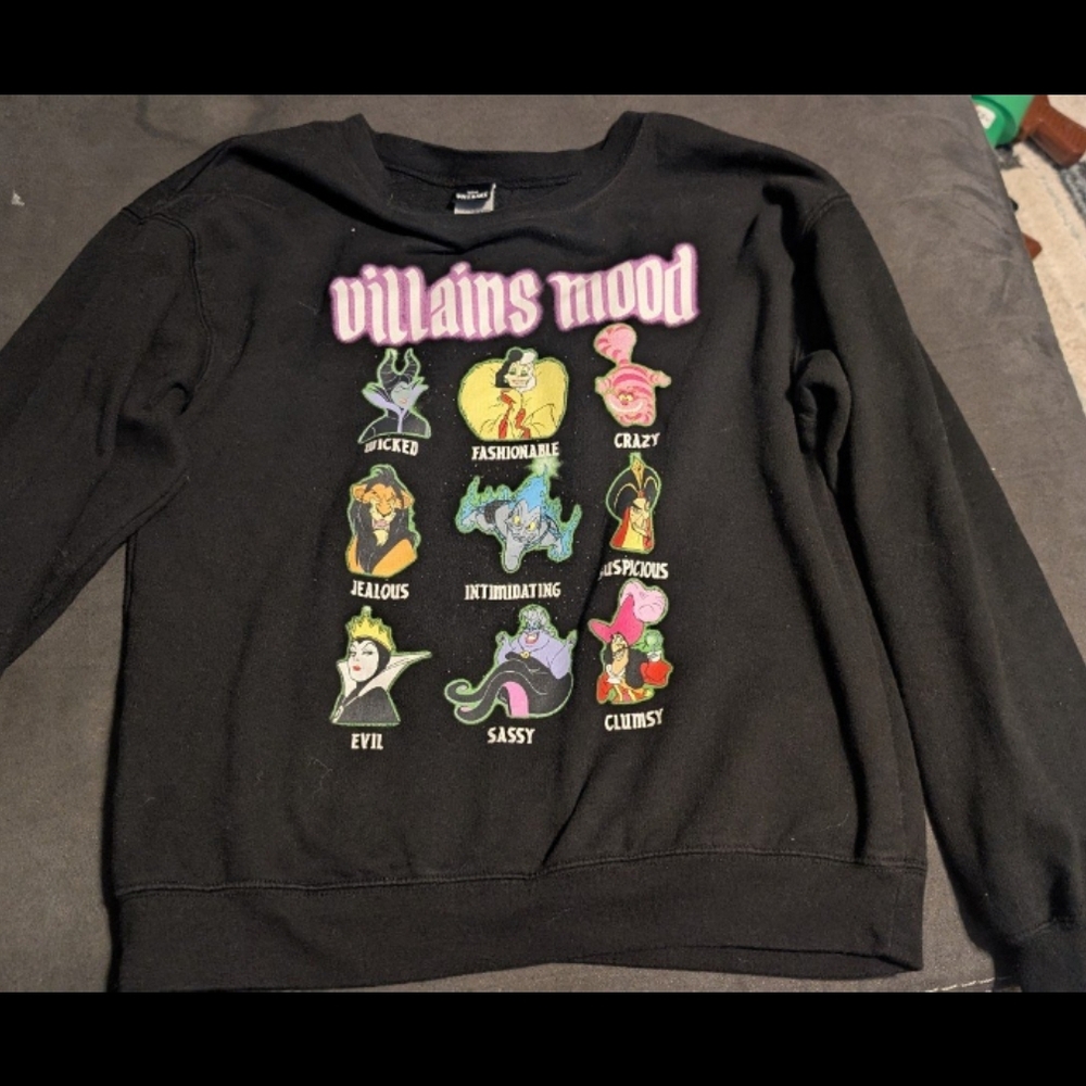 Disney Black Villains Mood Sweater